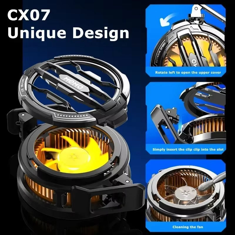 MEMO CX07 Mobile Phone Magnetic - Cooling Fan